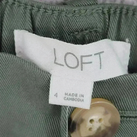 NWT Loft Womens Lyocell Pants Size 4 Green 20PT - Picture 4 of 7